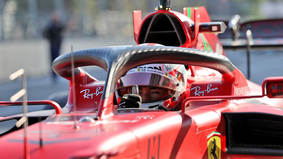 Charles Leclerc - Ferrari - Formel 1 - GP Aserbaidschan - Baku - Samstag - 5.6.2021