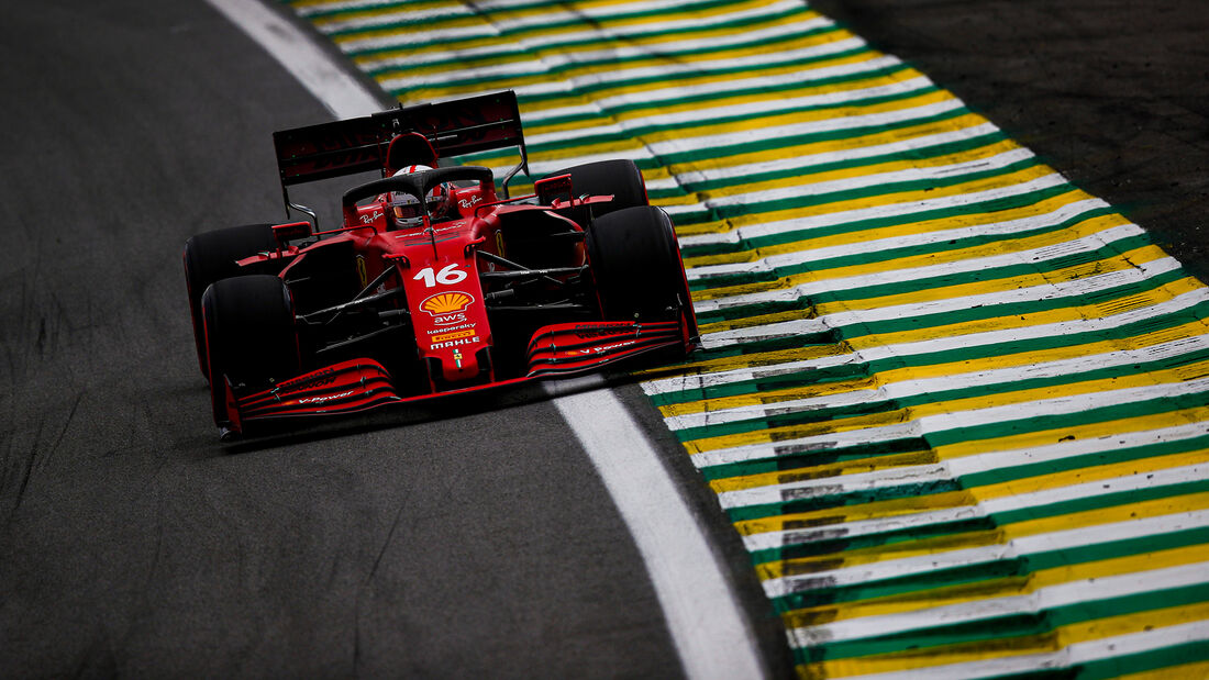 Charles Leclerc - Ferrari - Formel 1 - GP Brasilien - Sao Paulo - Freitag - 12.11.2021