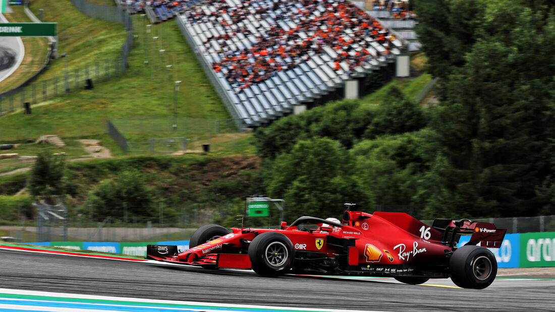 Charles Leclerc - Ferrari - Formel 1 - GP Österreich - Spielberg - Freitag - 2.7.2021