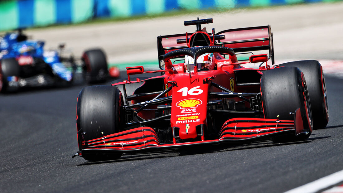 Charles Leclerc - Ferrari - Formel 1 - GP Ungarn - Budapest - Freitag - 30. Juli 2021