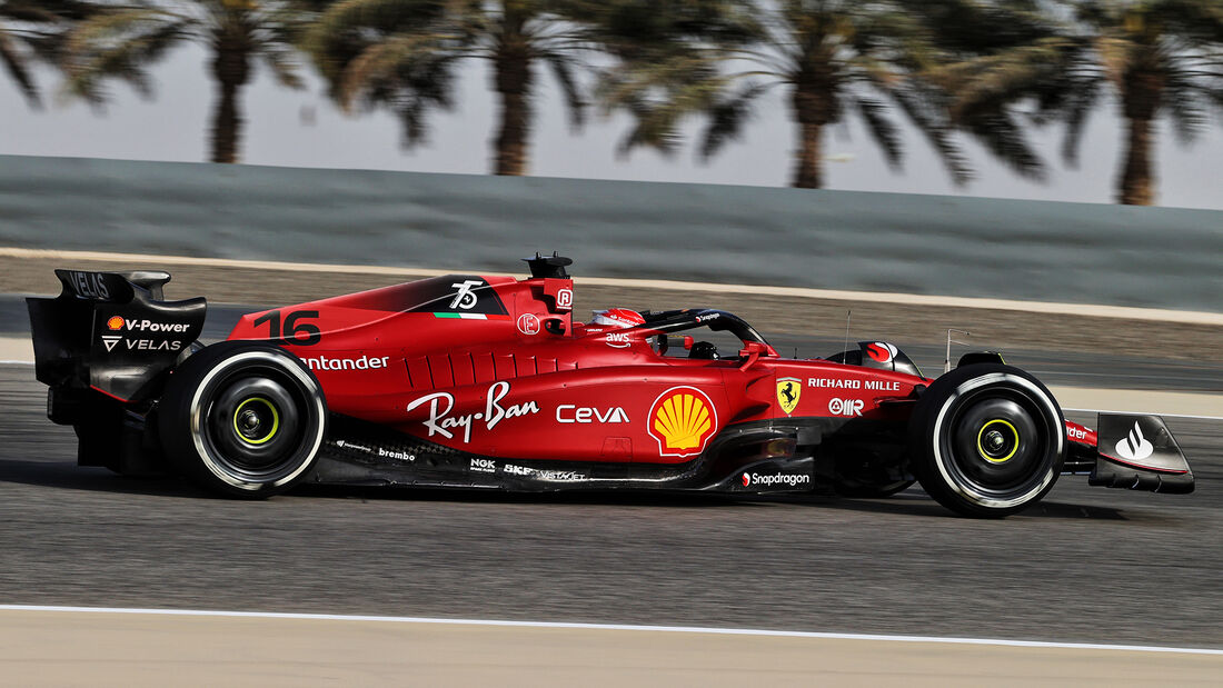 Charles Leclerc - Ferrari - Formel 1 - Test Bahrain - Tag 3 - 12. März 2022