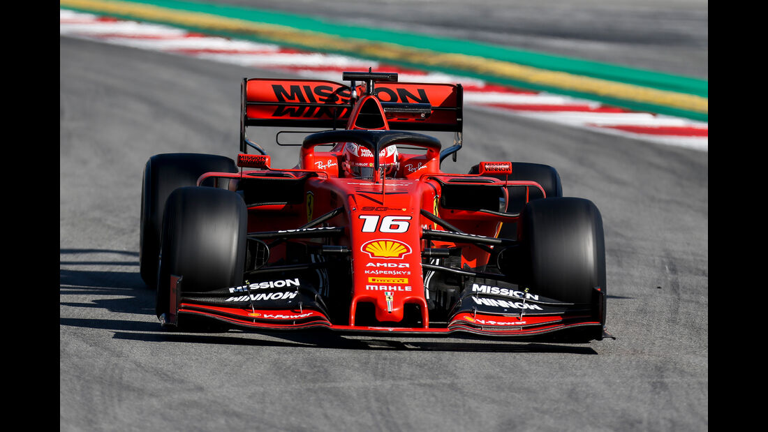 Charles Leclerc - Ferrari - Formel 1 - Test - Barcelona - 15. Mai 2019