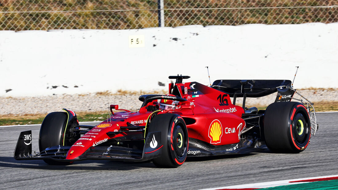 Charles Leclerc - Ferrari - Formel 1 - Test - Barcelona 2022 - 23. Februar 2022