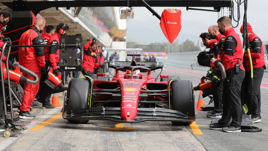 Charles Leclerc - Ferrari - Formel 1 - Test - Barcelona - 25. Februar 2022