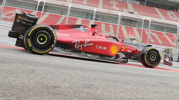 Charles Leclerc - Ferrari - Formel 1 - Test - Barcelona - 25. Februar 2022