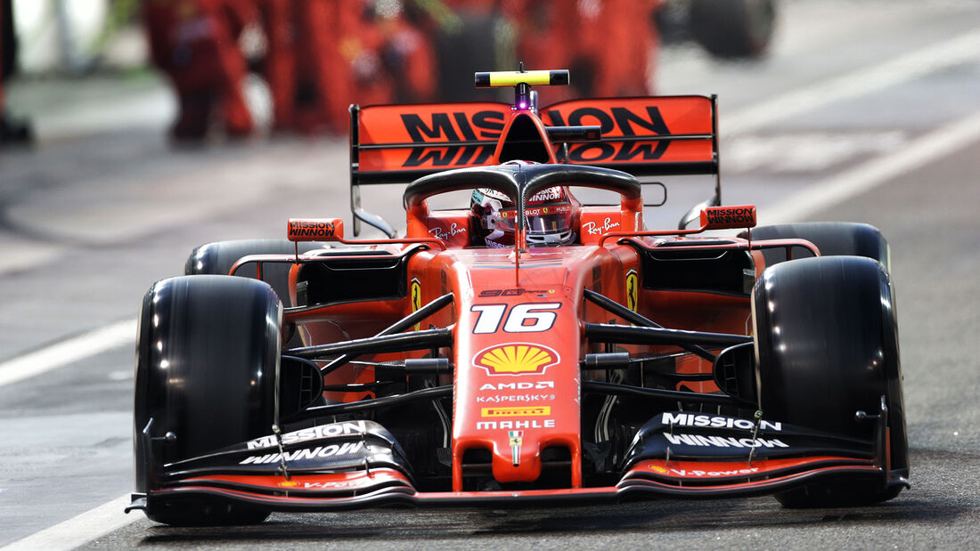 Charles Leclerc - Ferrari - GP Abu Dhabi 2019 - Rennen