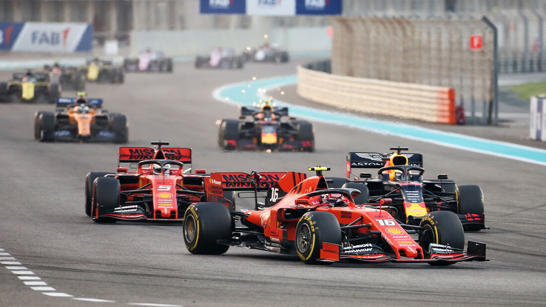 Charles Leclerc - Ferrari - GP Abu Dhabi 2019 - Rennen