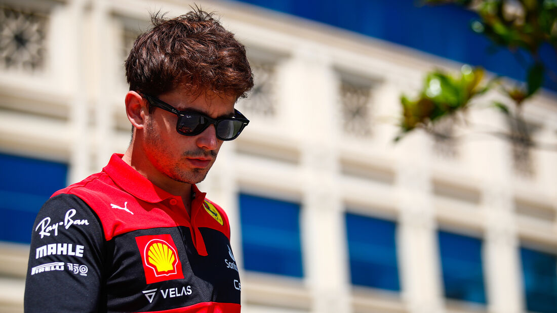 Charles Leclerc - Ferrari - GP Aserbaidschan - Baku - Formel 1 - Donnerstag - 9.6.2022