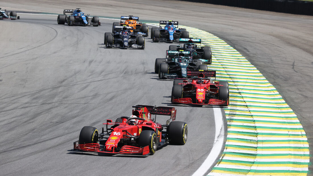 Charles Leclerc - Ferrari - GP Brasilien 2021 - Sao Paulo - Rennen