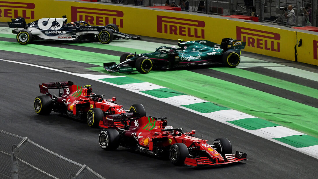 Charles Leclerc - Ferrari - GP Saudi-Arabien 2021 - Jeddah - Rennen