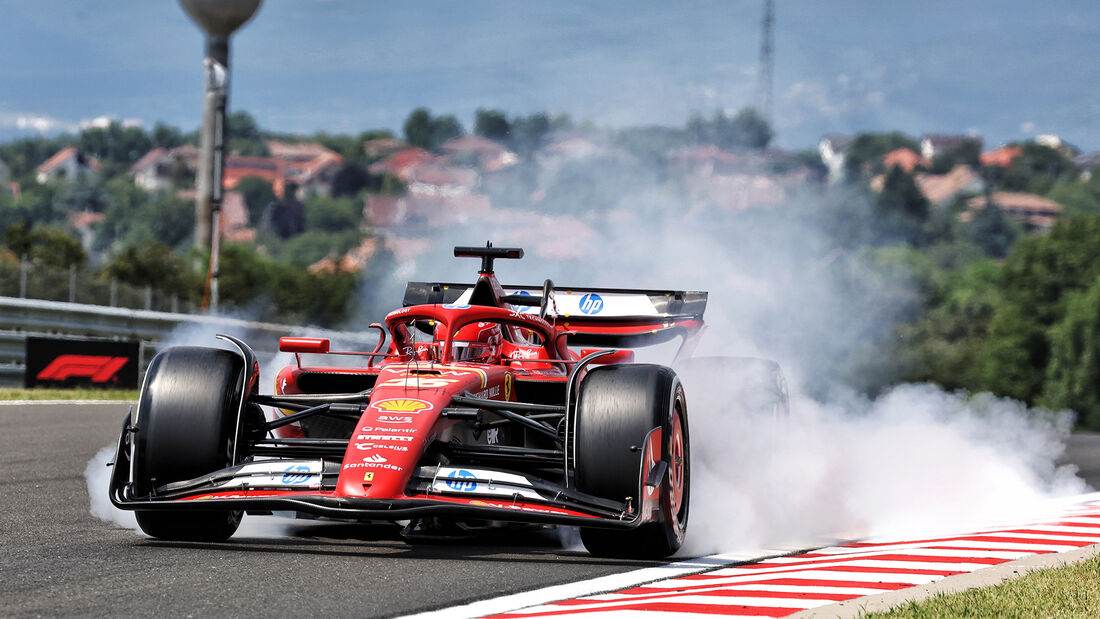 Charles Leclerc - Ferrari - GP Ungarn - Budapest - Formel 1 - 19. Juli 2024