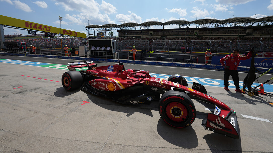 Charles Leclerc - Ferrari - GP Ungarn - Budapest - Formel 1 - 19. Juli 2024