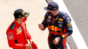 Charles Leclerc - Ferrari - Max Verstappen - Red Bull - GP England 2020 - Silverstone