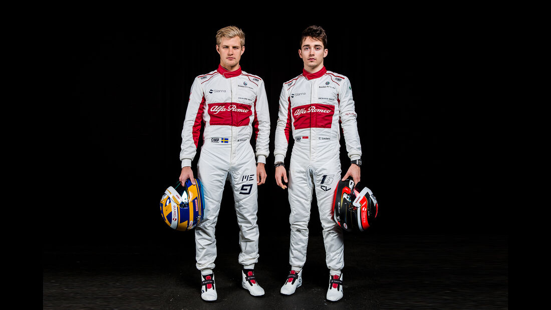 Charles Leclerc & Marcus Ericsson - Sauber-Alfa Romeo - 2018
