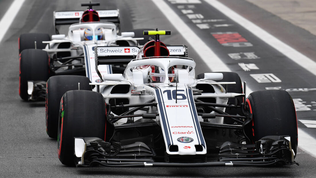 Charles Leclerc - Marcus Ericsson - Sauber - GP Brasilien 2018 - Qualifying