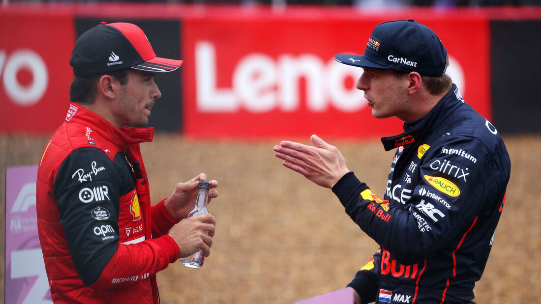 Charles Leclerc - Max Verstappen - Formel 1 - GP England - 2. Juli 2022