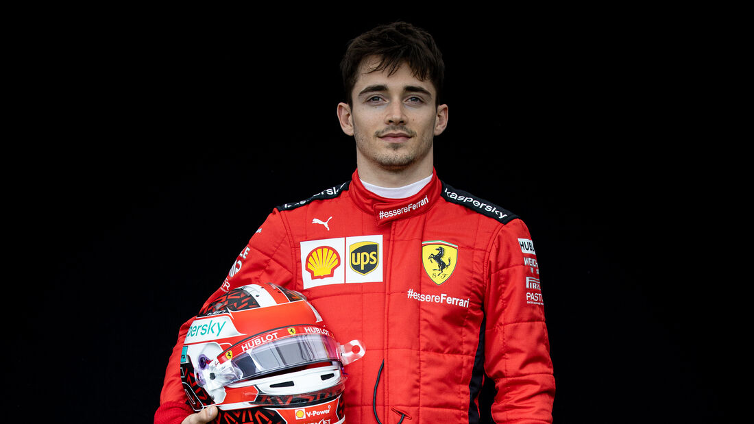 Charles Leclerc - Porträt & Helm - Formel 1 - 2020