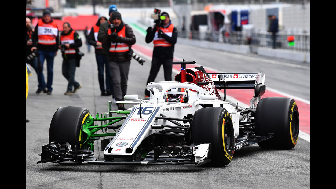 Charles Leclerc - Sauber - Ferrari - F1-Test - Barcelona - Tag 2 - 27. Februar 2018