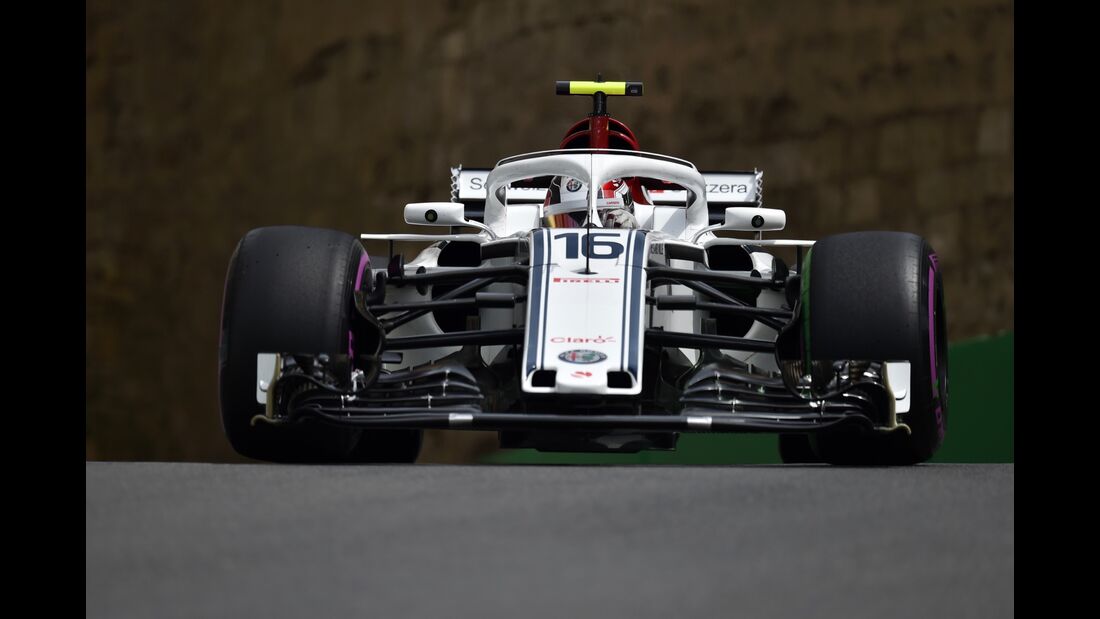 Charles Leclerc - Sauber - Formel 1 - GP Aserbaidschan - 27. April 2018