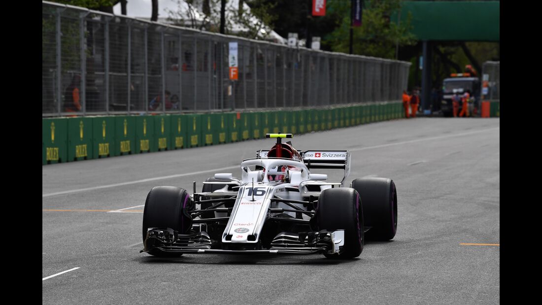Charles Leclerc - Sauber - Formel 1 - GP Aserbaidschan - 29. April 2018