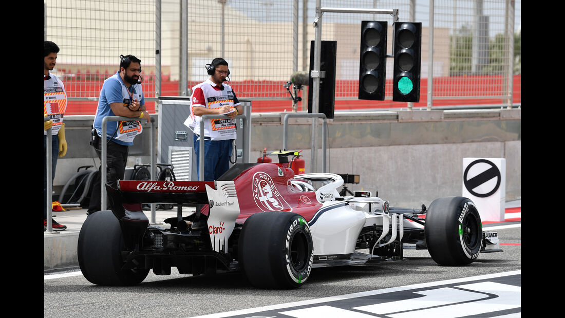 Charles Leclerc - Sauber - Formel 1 - GP Bahrain - Training - 6. April 2018