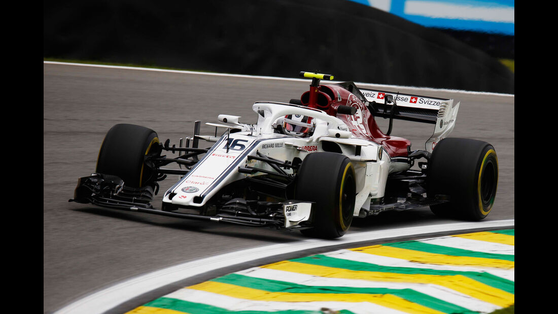 Charles Leclerc - Sauber - GP Brasilien - Interlagos - Formel 1 - Freitag - 9.11.2018