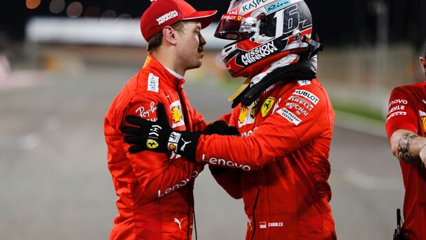 Charles Leclerc - Sebastian Vettel - Ferrari - Formel 1 - GP Bahrain - 30. März 2019