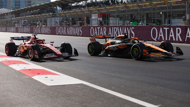 Charles Leclerc vs. Oscar Piastri - GP Aserbaidschan 2024