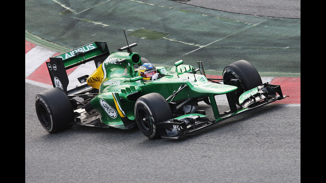 Charles Pic, Caterham, Formel 1-Test, Barcelona, 19.2.2013