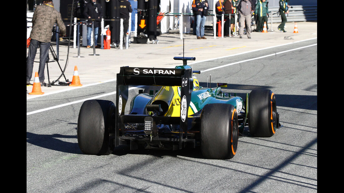Charles Pic - Caterham - Formel 1 - Test - Jerez - 8. Februar 2013