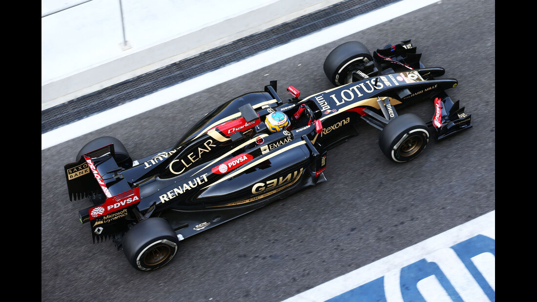 Charles Pic - Lotus - Formel 1 Test - Abu Dhabi - 25. November 2014
