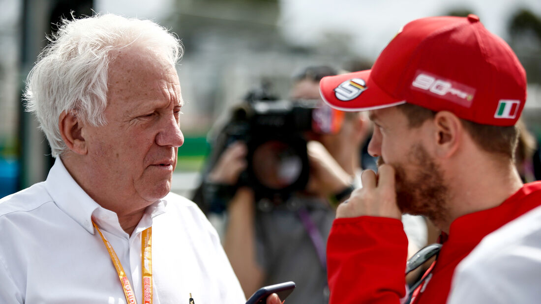 Charlie Whiting & Sebastian Vettel - GP Australien 2019