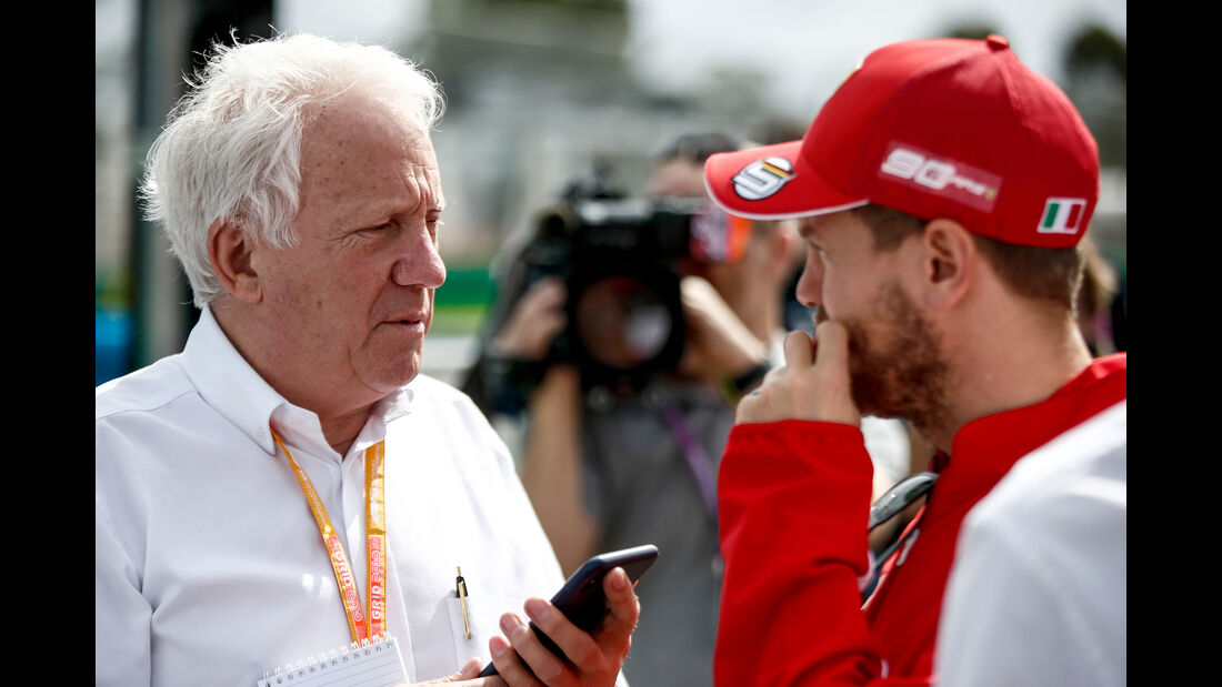 Charlie Whiting & Sebastian Vettel - GP Australien 2019