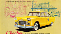 Checker Cab A11, Werbeplakat