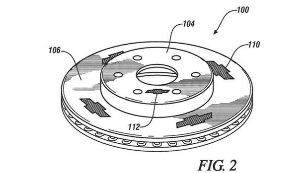 Chevrolet Bremsen-Patentzeichnung