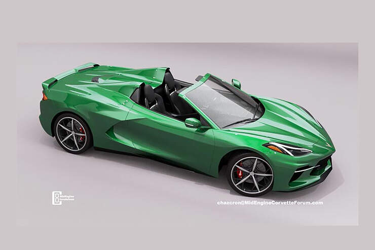 Chevrolet Corvette C8 Convertible Offener Sportwagen Mit Klappbarem Hardtop