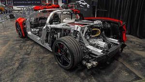Chevrolet Corvette C8 Sting Ray, ohne Karosserie