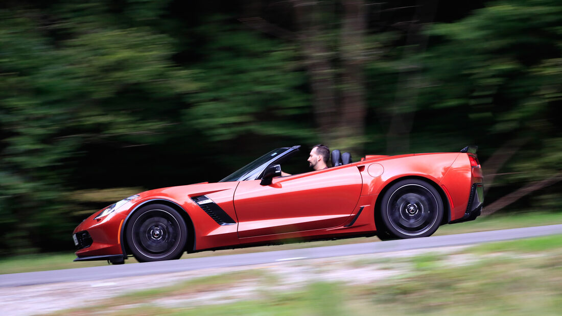 Chevrolet Corvette Z06 Cabriolet, Seitenansicht