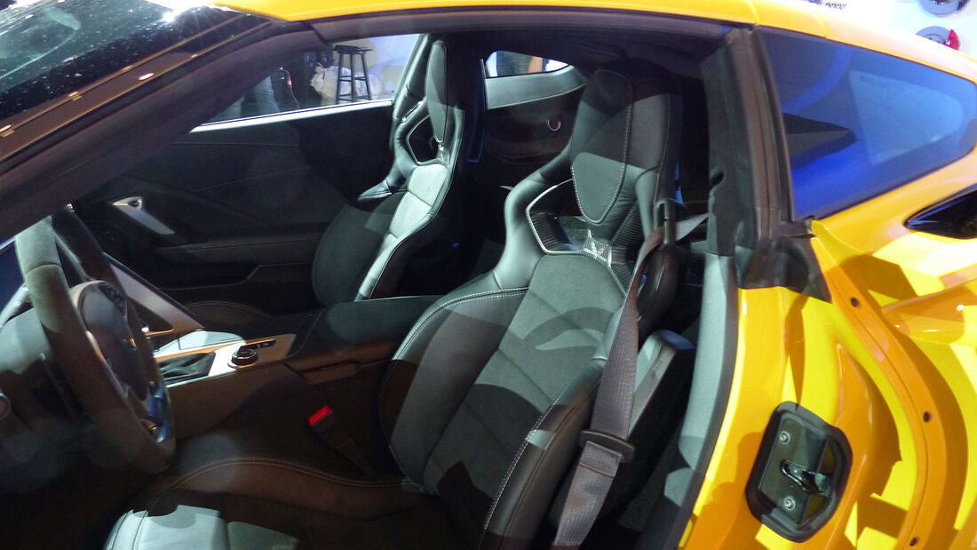 Chevrolet Corvette Z06, Detroit Motor Show, NAIAS, Cockpit, Wählhebel, Innenraum