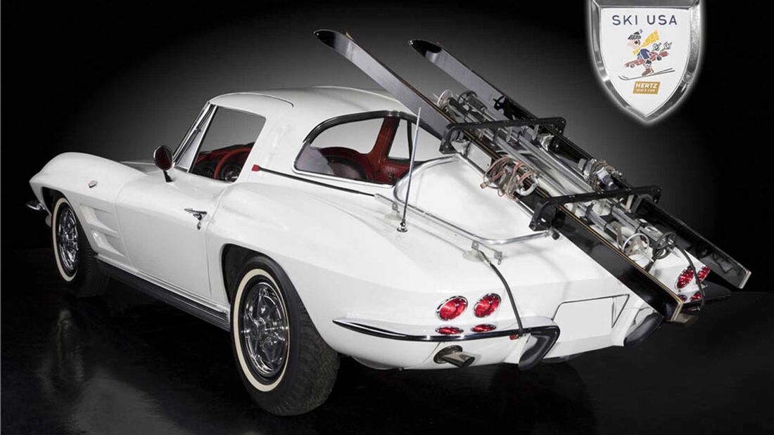 Chevrolet Corvette ski car Hertz (1963)