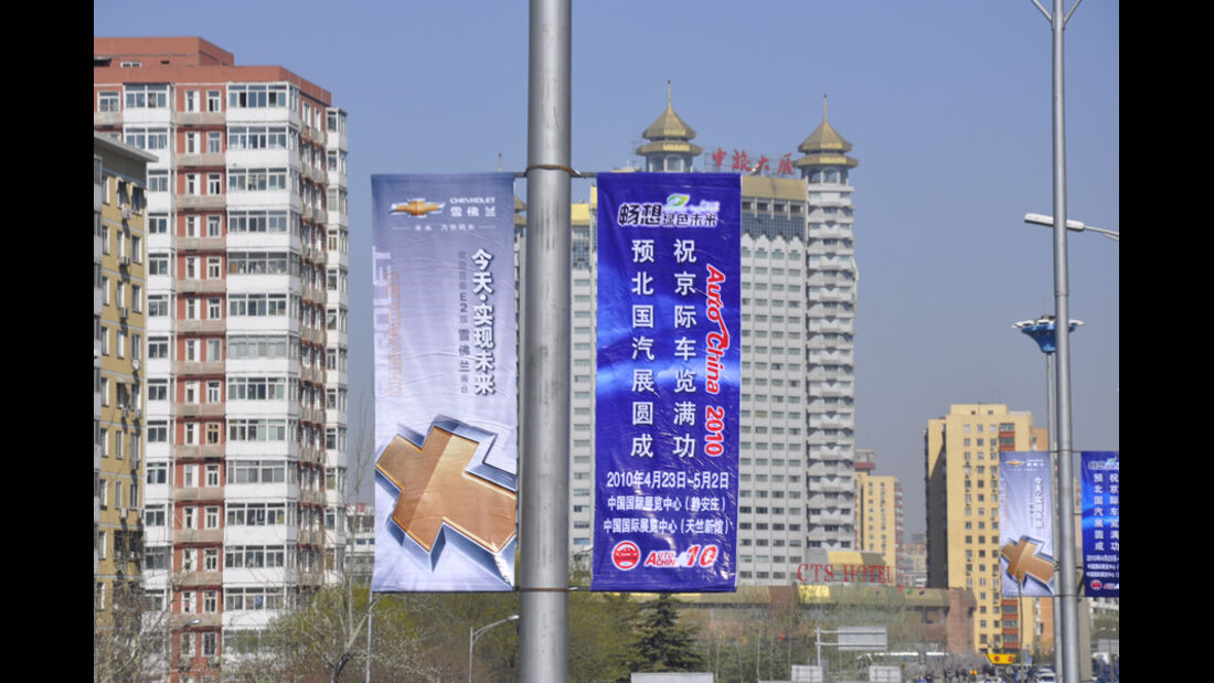 Chevrolet-Flaggen in China