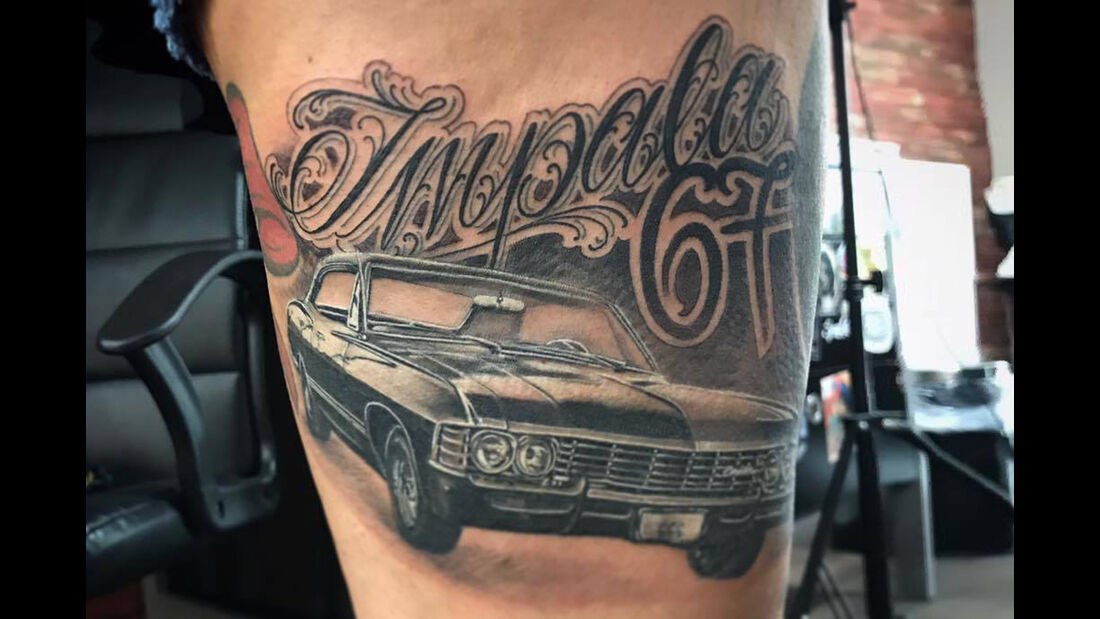Chevrolet Impala Tattoo Haut Rocker Bruchsal