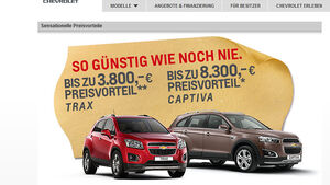 Chevrolet Rabatte Screenshot