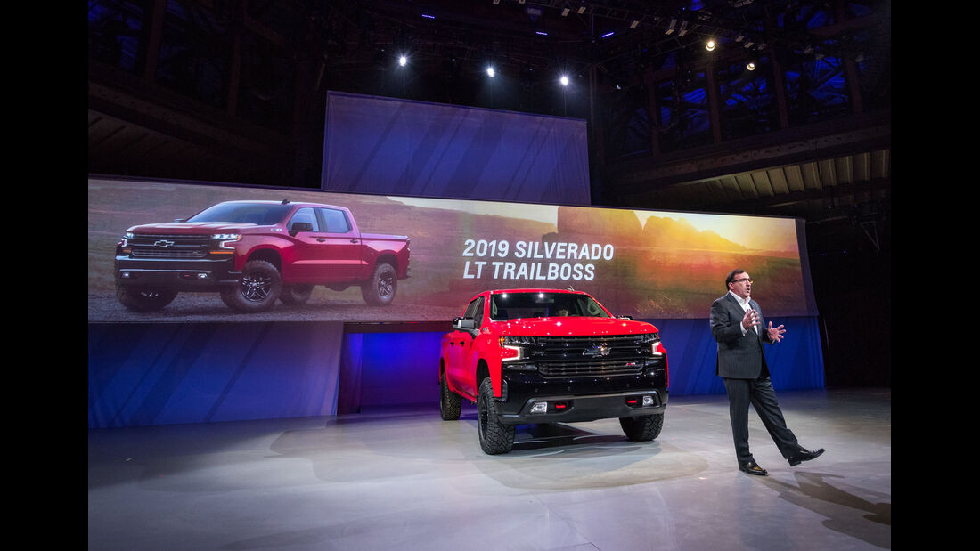 Chevrolet Silverado Modelljahr 2019 Premiere in Detroit