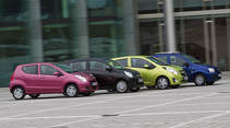 Chevrolet Spark, Daihatsu Cuore, Fiat Panda, Suzuki Alto