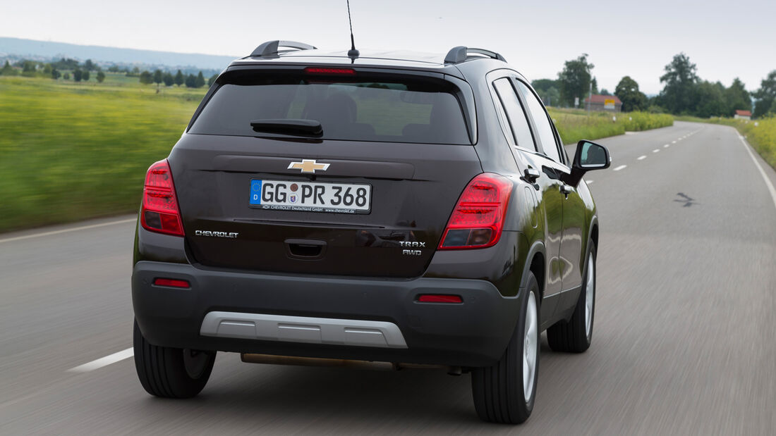 Chevrolet Trax 1.4 Turbo AWD, Heckansicht