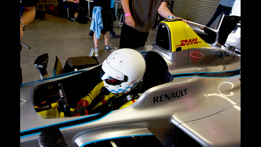 Christian Danner - Formel E-Test - Donington - 07/2014