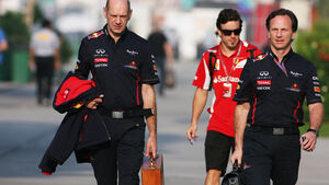 Christian Horner & Adrian Newey - Red Bull - GP Malaysia - Training - 23. März 2012