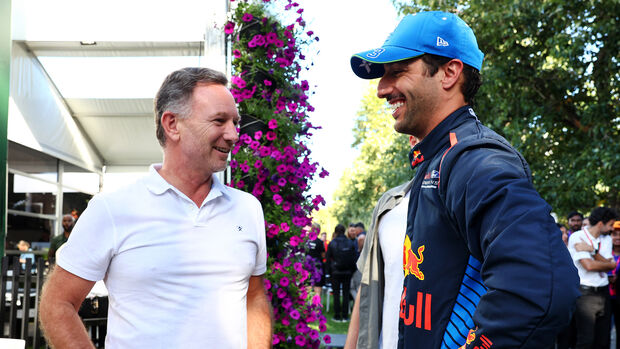 Christian Horner & Daniel Ricciardo - GP Australien 2024