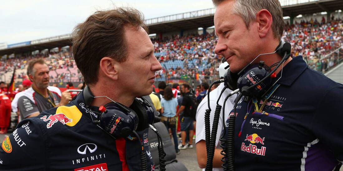 Christian Horner Jonathan Wheatley Red Bull 2014